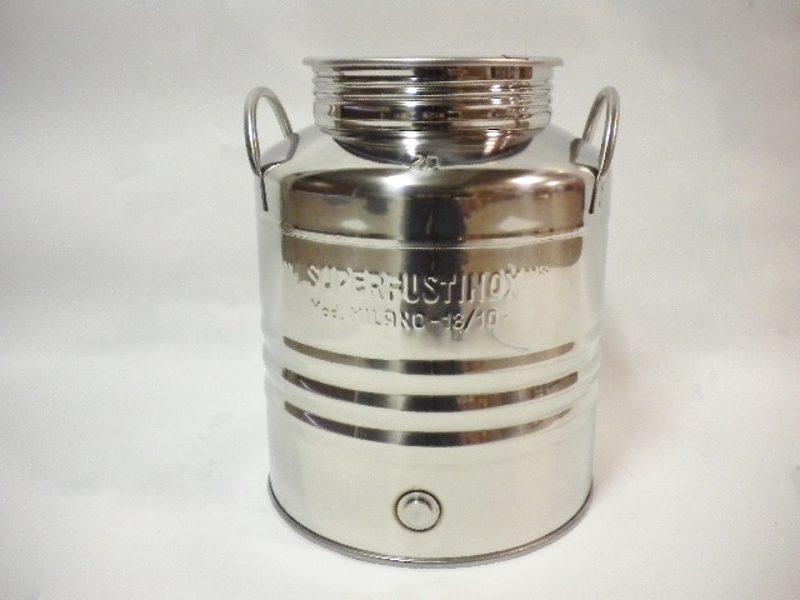 Stainless steel can, 25 L