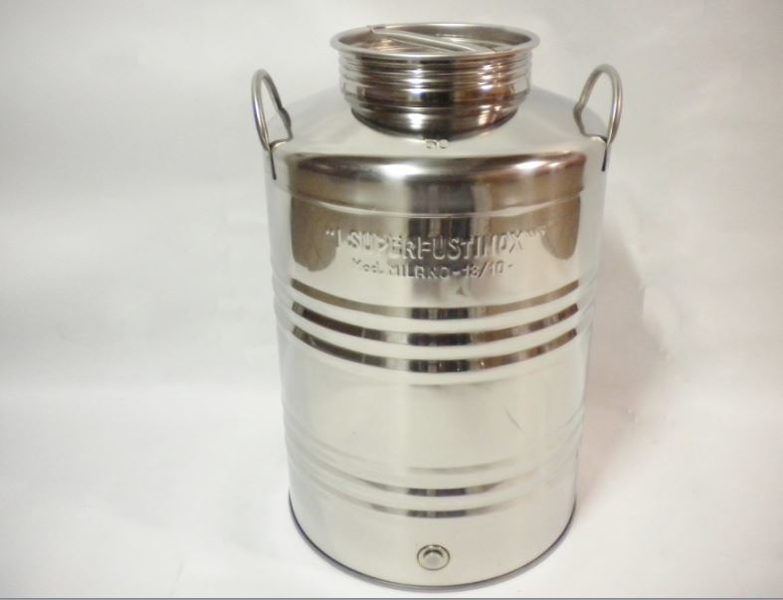 Stainless steel can, 30 L