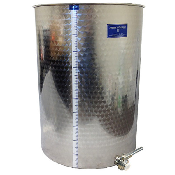 MARCHISIO stainless steel tank with floating lid, 500l