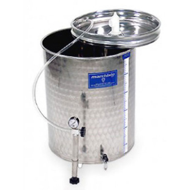 MARCHISIO stainless steel tank with floating lid, 50l